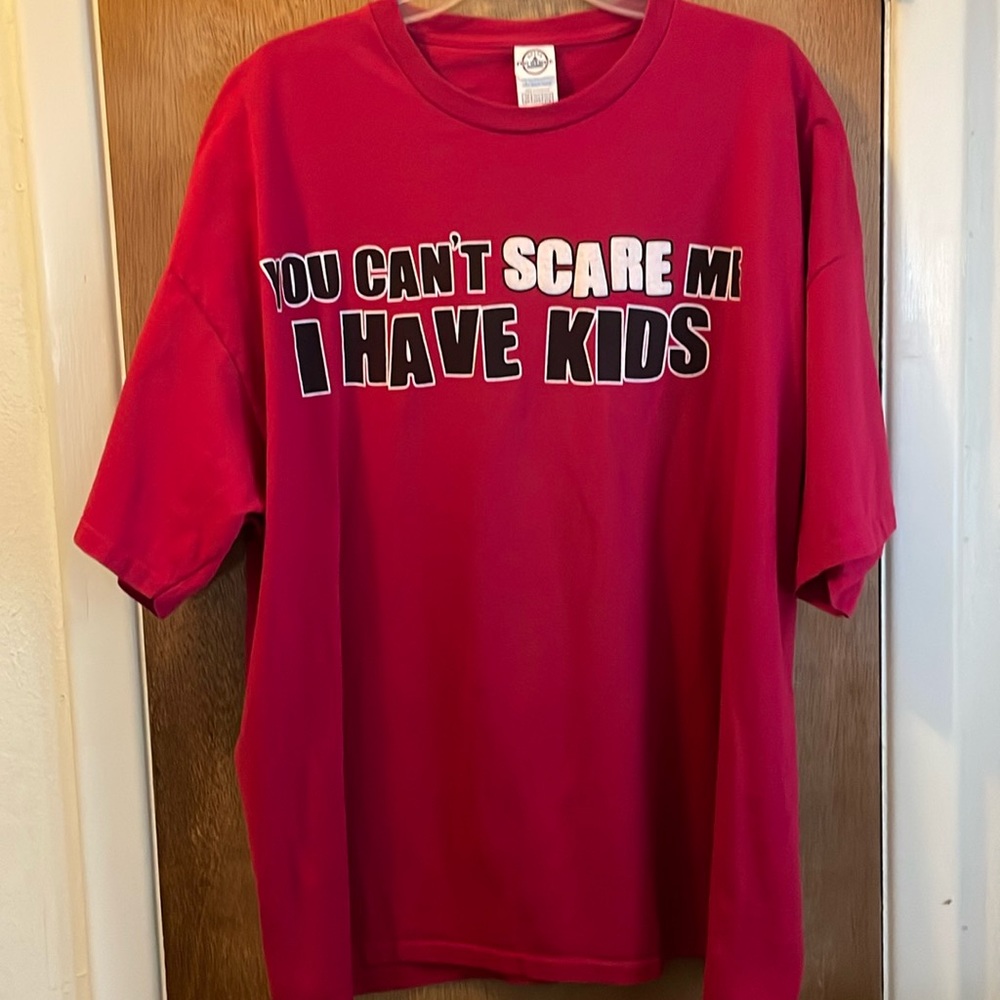 Vintage Delta Pro Weight Sz 3X Unisex Tee You Can’t Scare Me I Have Kids